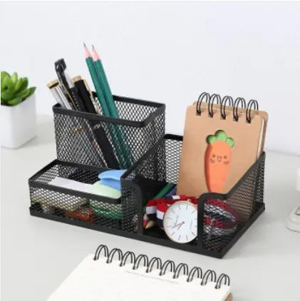 Sleek Four-Slot Desk Holder
